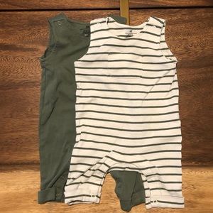 H&M 2-4 month knit rompers